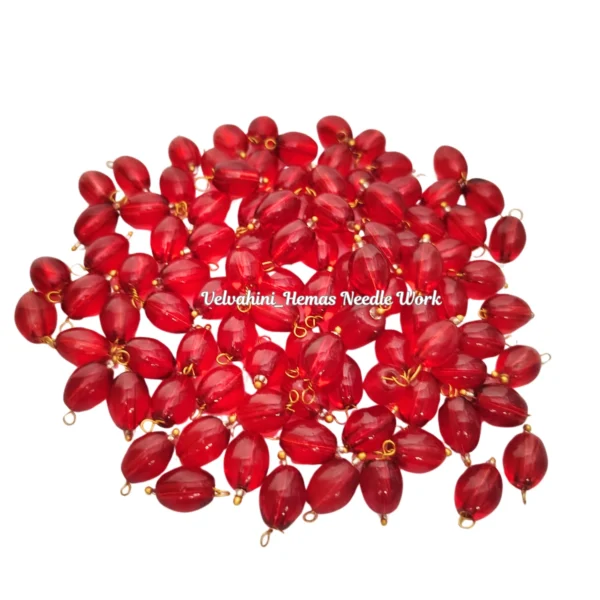 Oval Readymade Hangings_ Maroon