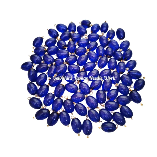 Oval Readymade Hangings_ Royal Blue