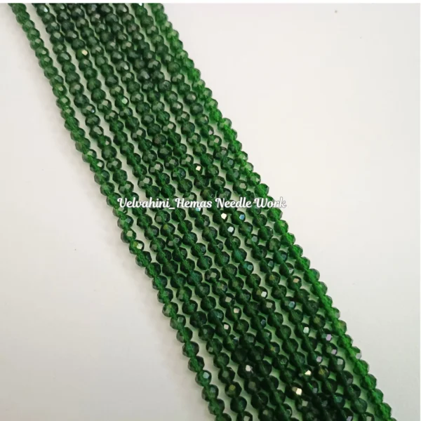 Round crystal_4mm_Dark Green