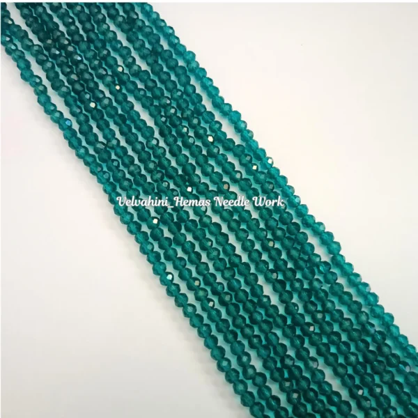 Round crystal_4mm_Peacock Green