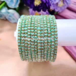 Moon Bangle_Mint Green