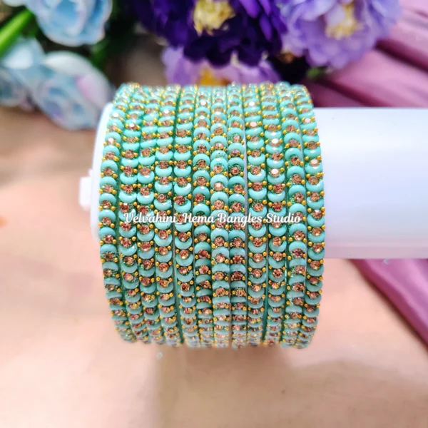 Moon Bangle_Mint Green