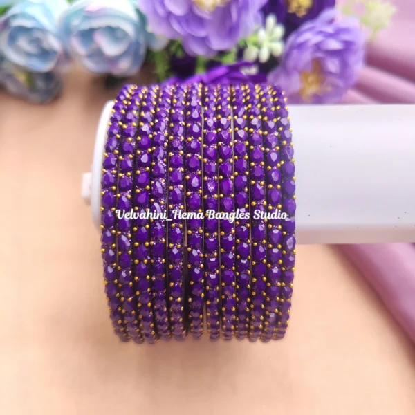 Water Drop bangle_Violet