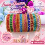 Heart Baby Shower Bangle