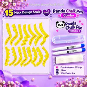 15 Neck Design Scale + Panda Chalk Pen version 2 Combo 💜