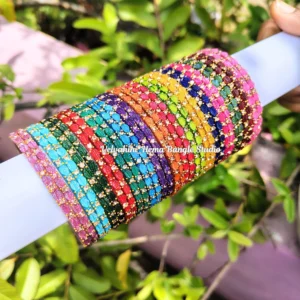 Baby Shower Leaf Bangle_16 Colour