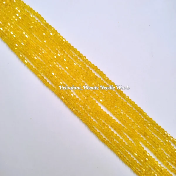 Hexagon Crystal_Mango Yellow