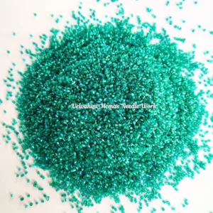 Micro Cut Bead_Peacock Green_50g