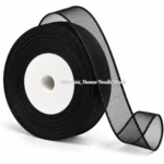 Organza ribbon_Black