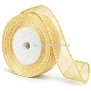Organza ribbon_Gold