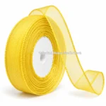 Organza ribbon_Light yellow