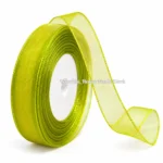 Organza ribbon_Pista Green