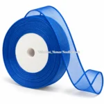 Organza ribbon_Royal blue