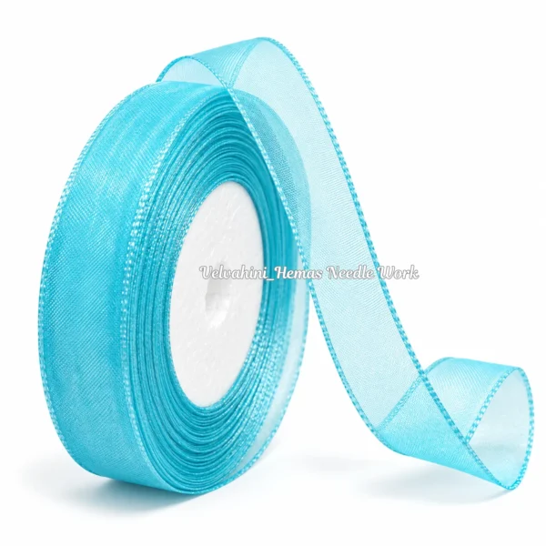 Organza ribbon_Sky Blue