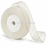 Organza ribbon_White