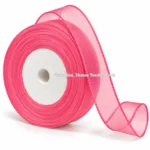 Organza ribbon_pink