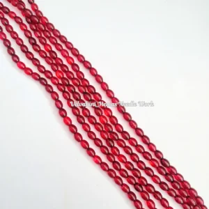 Oval Hanging_Maroon