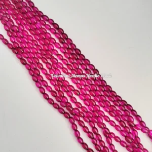 Oval Hanging_Ribbon Pink