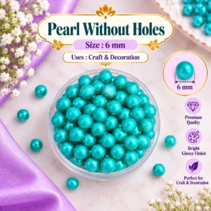 Pearl Without Holes_Size 6mm_Blue