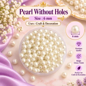 Pearl Without Holes_Size 6mm_White
