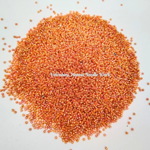 Premium Quality Sugar Bead_Rainbow Orange_50g