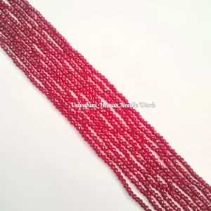 Round Crystal_3mm_Maroon