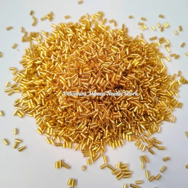 Tube Bead_Light Gold