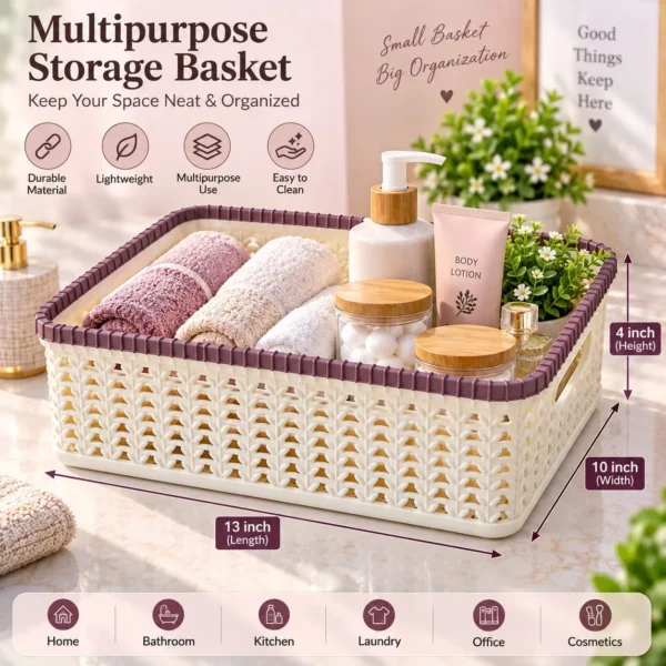 Multipurpose Storage Basket