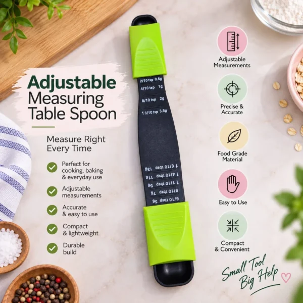 Adjustable Measuring Table Spoon | Multi-Measurement Kitchen Measuring Spoon