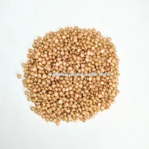4mm Ceramic Kundan Gold_Round