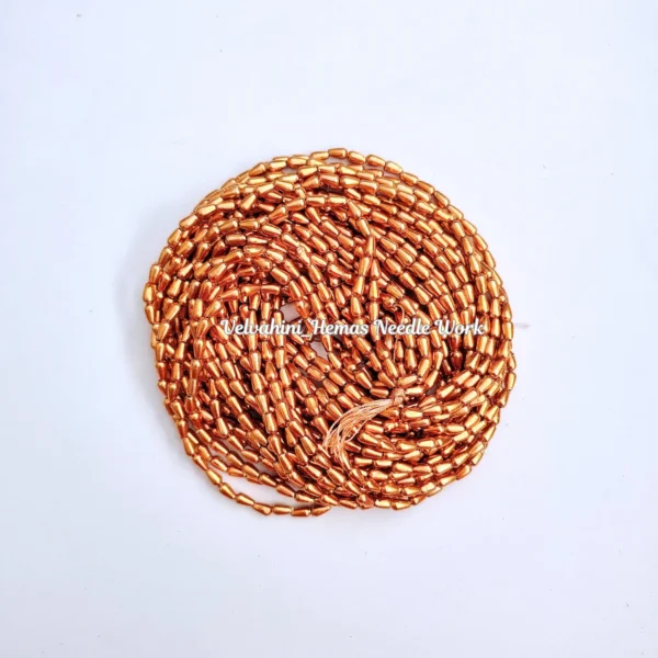 Copper Drop Bead_4 mm