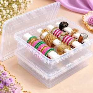 Elegant 4-Rod Bangle Organizer Display