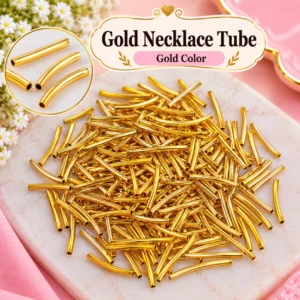 Gold Neacklace Tube