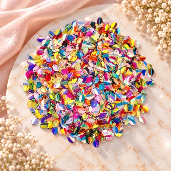 Leaf Sequins_Multicolour