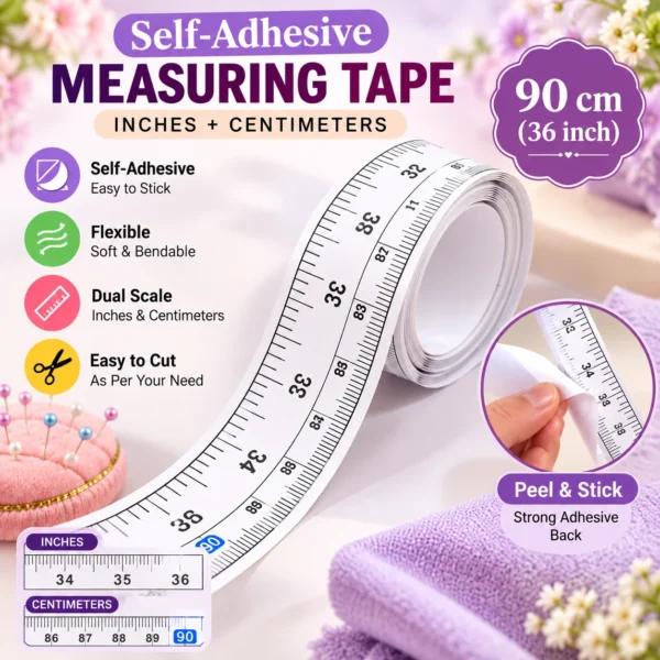 Self-Adhesive Measuring Tape Guide