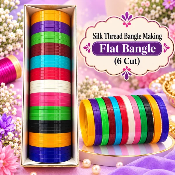 Silk Thread Bangle Base_Flate_6 Cut.