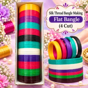 Silk Thread Bangle Base_Flate_4 Cut. Silk Thread Bangle Base_Flate_4 Cut.