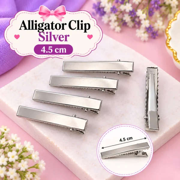 Silver Alligator Clips